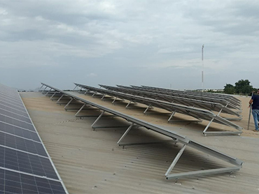Mexico 65kw installed on factory rooftop
