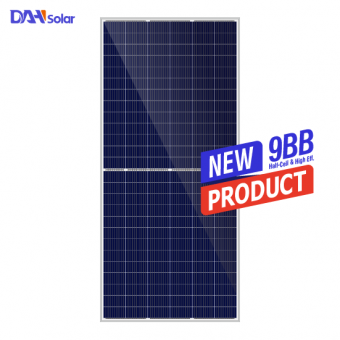 DAH Poly 9BB 400W 415W Half Cell Solar Panel 