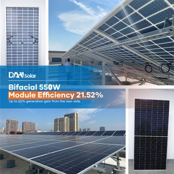 DHM-72X10/BF-525~560W Bifacial Mono High Efficiency Solar Panels 