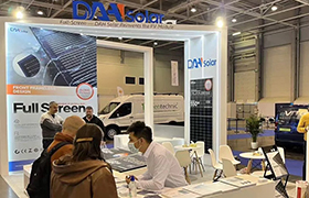 DAH Solar attend RENEO in Hungary with the Full-Screen PV module 