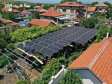 Bulgarian households with 30KW power plant project，On-Grid Solar Home System